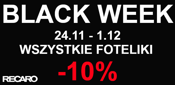 recaro black week