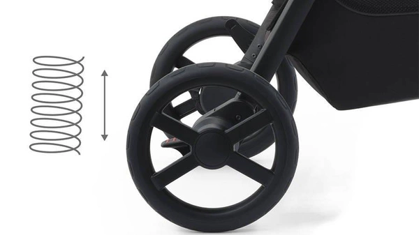 RECARO CELONA WÓZEK SPACEROWY RAMA PODWOZIE CZARNE