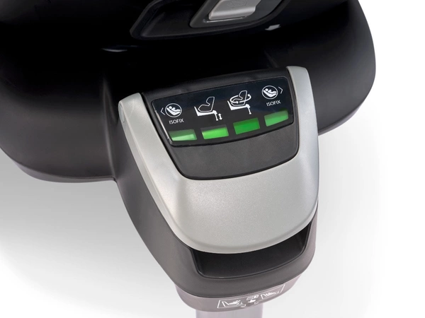 RECARO Salia i-Size Prime Frozen Blue fotelik samochodowy obrotowy <105cm + Easy Tech Alarm do fotelika + Mata ochronna pod fotelik