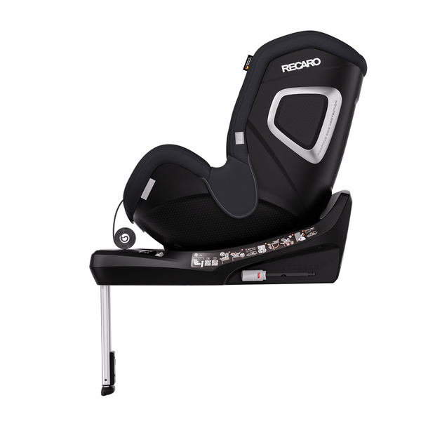 RECARO TORON 1 KID Fresh Black fotelik samochodowy obrotowy R129 61-105cm do 21kg
