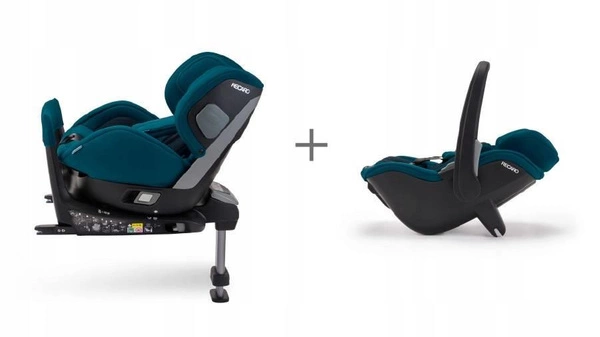 RECARO Salia ELITE Fotelik Samochodowy Obrotowy + nosidło Mat Black