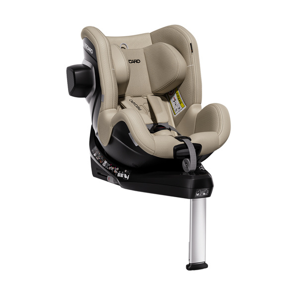 RECARO TORON 1 KID Elegant Beige fotelik samochodowy obrotowy R129 61-105cm do 21kg