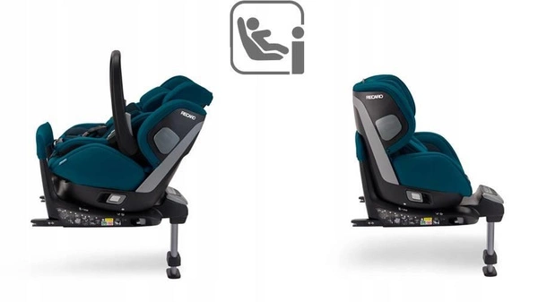 RECARO Salia ELITE Fotelik Samochodowy Obrotowy + nosidło Mat Black