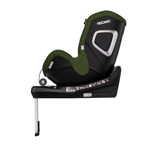 RECARO TORON 1 KID Epic Green fotelik samochodowy obrotowy R129 61-105cm do 21kg