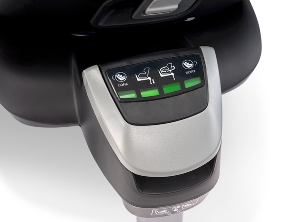 RECARO Salia i-Size Prime Frozen Blue fotelik samochodowy obrotowy <105cm + Easy Tech Alarm do fotelika + Mata ochronna pod fotelik