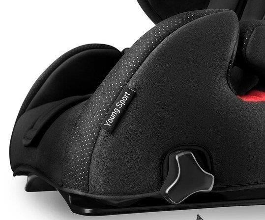RECARO Young Sport Hero Deep Black fotelik samochodowy 9-36kg