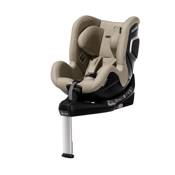 RECARO TORON 1 KID Elegant Beige fotelik samochodowy obrotowy R129 61-105cm do 21kg