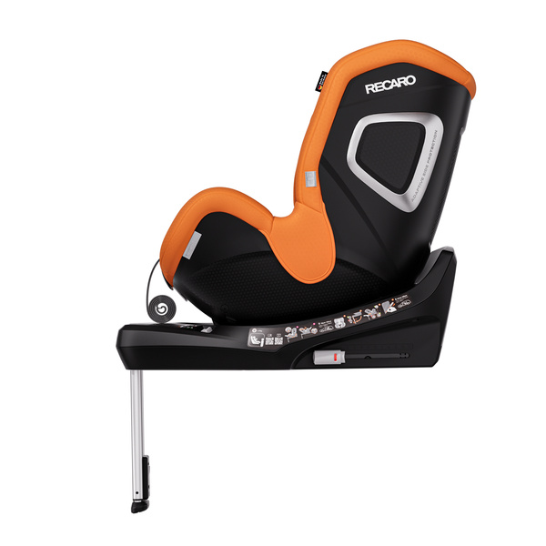 RECARO TORON 1 KID Vibrant Orange fotelik samochodowy obrotowy R129 61-105cm do 21kg