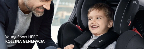 RECARO Young Sport Hero Very Berry fotelik samochodowy 9-36kg
