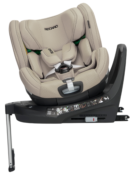 RECARO XENON KID Elegant Beige fotelik samochodowy obrotowy R129 40-125 cm