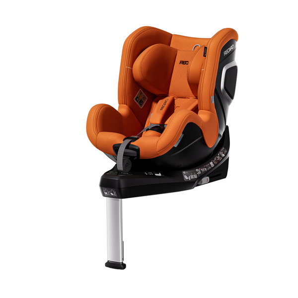 RECARO TORON 1 KID Vibrant Orange fotelik samochodowy obrotowy R129 61-105cm do 21kg