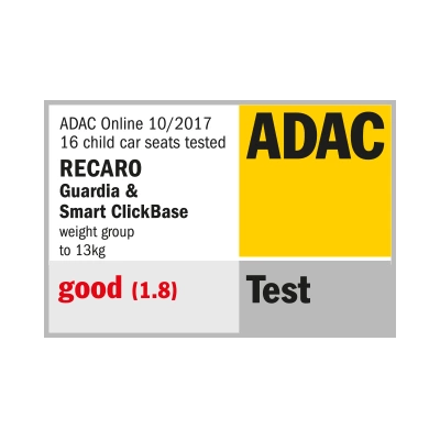 RECARO Guardia Fotelik Samochodowy Nosidło 0-13 + baza SmartClick